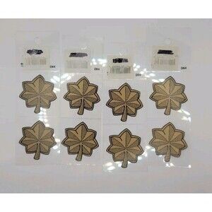 Officer's Rank 0-4 Gold Leaf Decal, All Services, 1 - 2pc decal